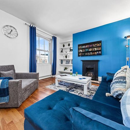 Balcony Blue Theme 1 Bedroom Central London Luxury Flat Near Hyde Park! Accommodates Up To 6! Double Sofa Bed And Next To Station! Kültér fotó