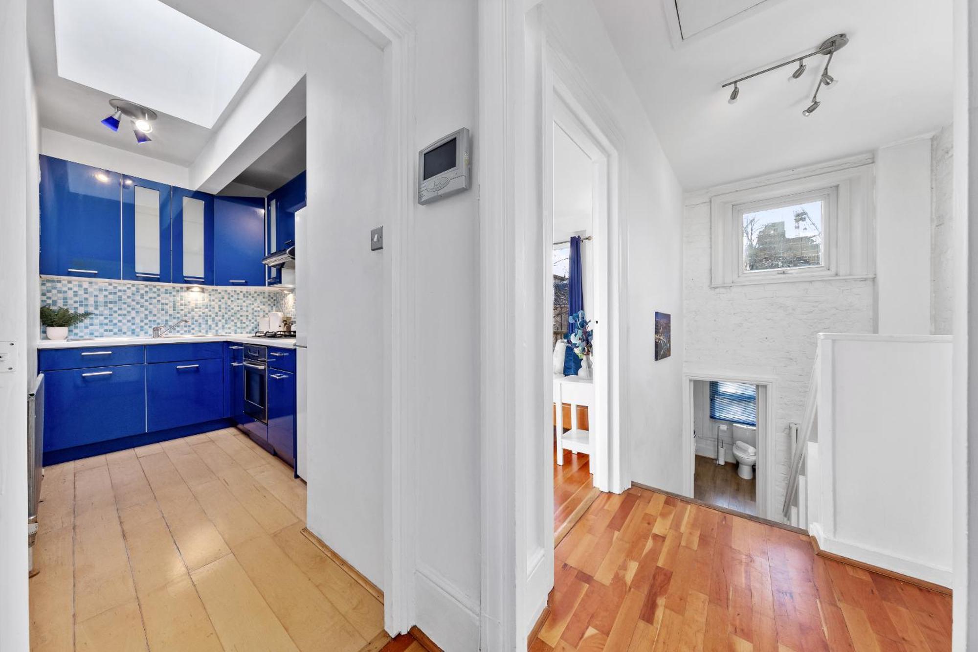 Balcony Blue Theme 1 Bedroom Central London Luxury Flat Near Hyde Park! Accommodates Up To 6! Double Sofa Bed And Next To Station! Kültér fotó