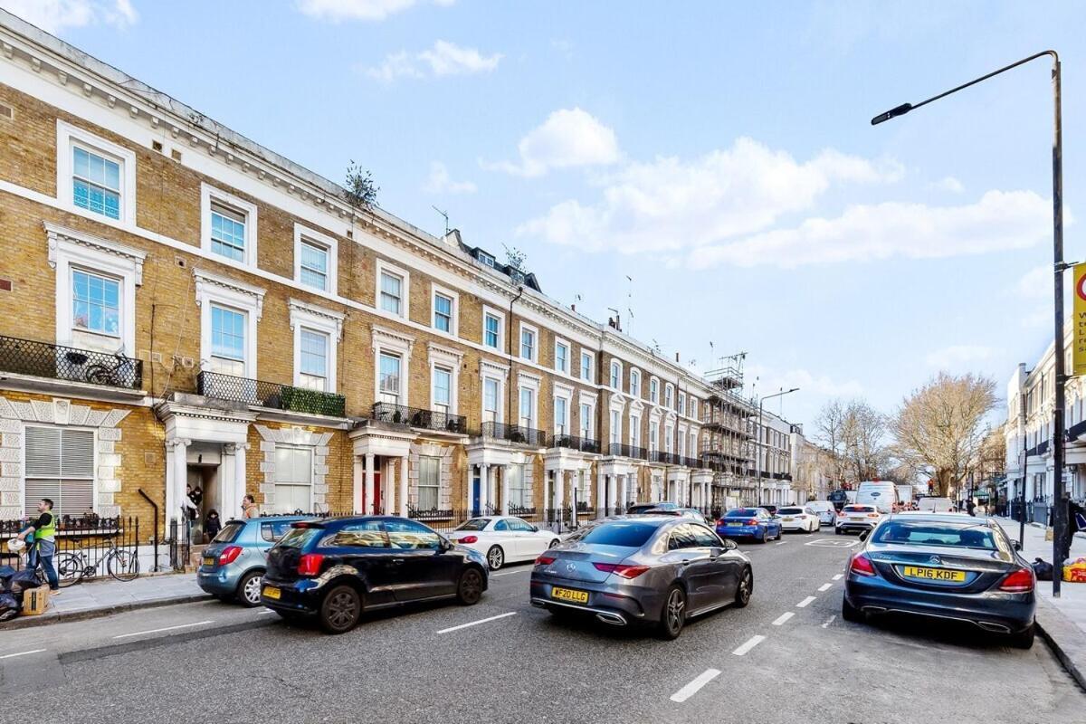 Balcony Blue Theme 1 Bedroom Central London Luxury Flat Near Hyde Park! Accommodates Up To 6! Double Sofa Bed And Next To Station! Kültér fotó
